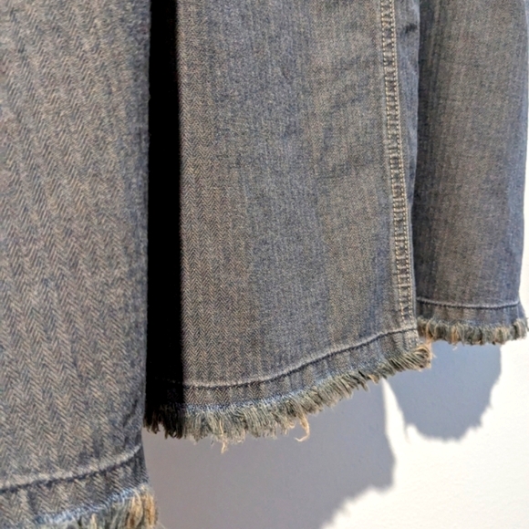 Free People Organic Wash Curve Seam Waist Maxi Skirt 31 - Picture 9 of 13